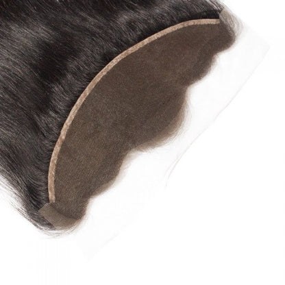 Premium Raw Natural Brown Single Piece HD Frontals 13x4